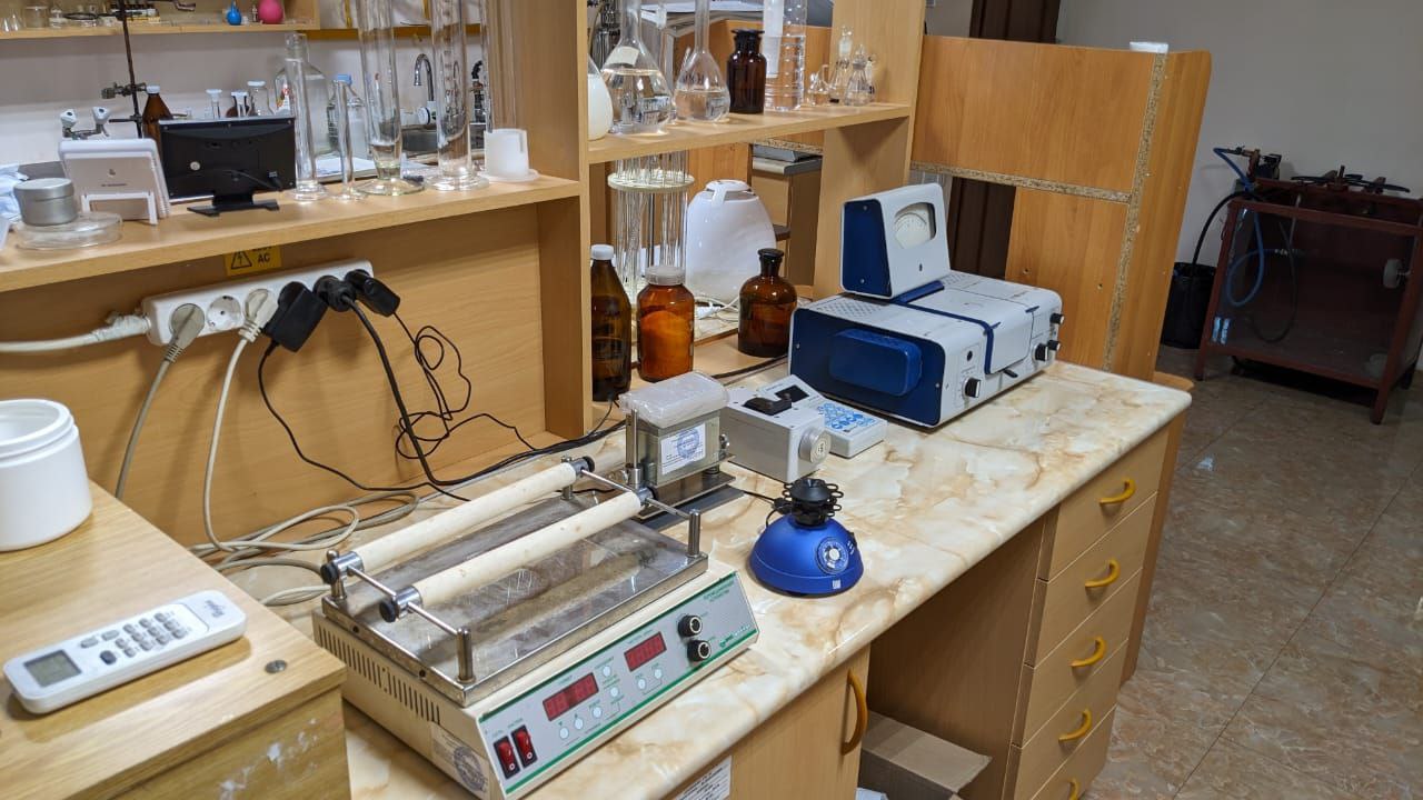 EXTRALAB laboratory — instruments and measurement setup